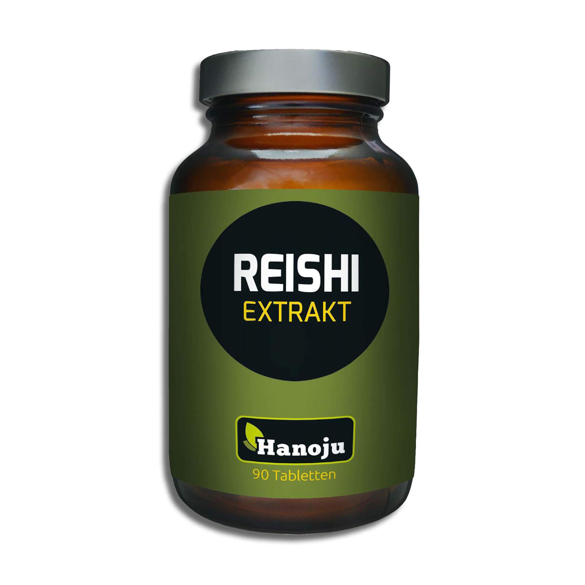 Produktansicht von Hanoju Reishi Pilz Extrakt 400 mg 90 Tabletten