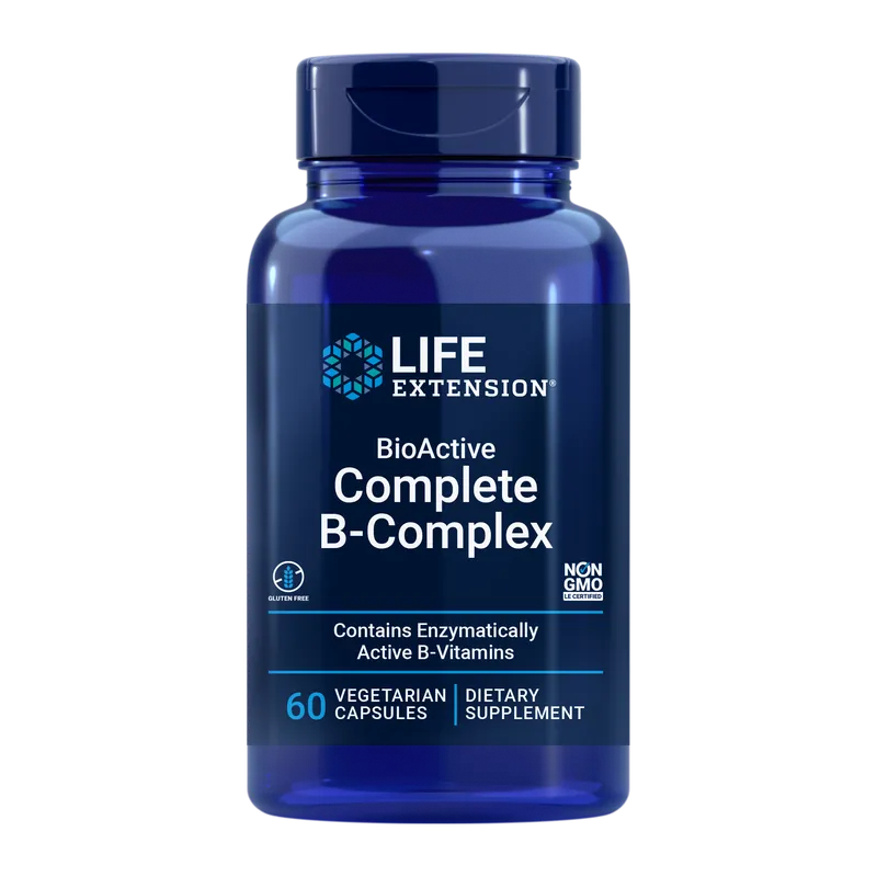 Life Extension, BioActive Complete B-Complex, kompletter B-Komplex, 60 ...