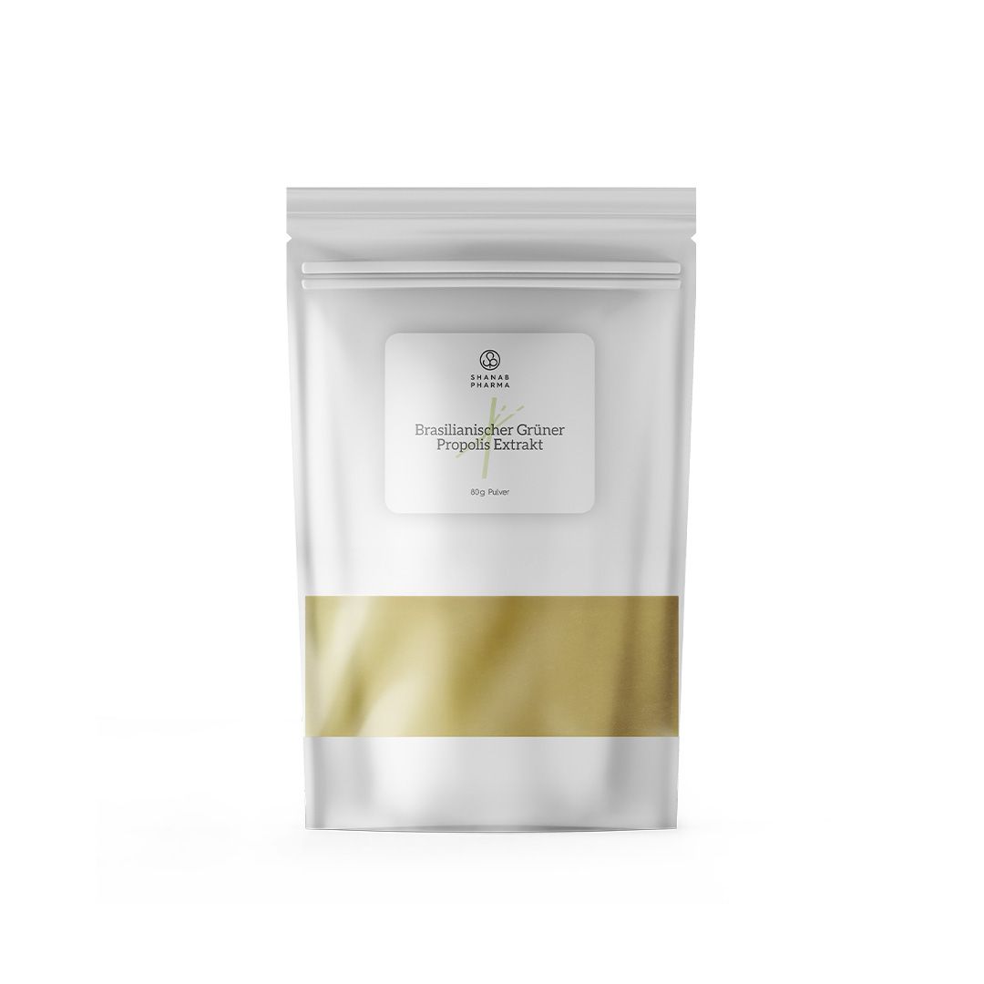Produktansicht von Grüner Propolis Trockenextrakt - Spitzenqualität aus Brasilien Pulver 80G