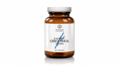 Shanab Pharma Kaneka Ubiquinol 100 mg – vollständige Flasche