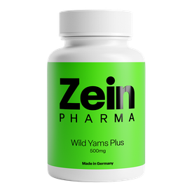 Produktansicht von ZeinPharma Wild Yams Plus 500 mg – 120 Kapseln