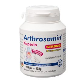 Produktansicht von Arthrosamin strong mit Vitamin K – Glucosamin und Chondroitin, 90 Kapseln