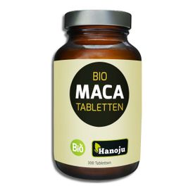 Produktansicht von Hanoju Bio Maca 500 mg – 300 Tabletten