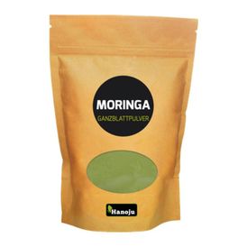Produktansicht von Hanoju Moringa-Ganzblattpulver – 250 g