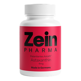 Produktansicht von ZeinPharma Astaxanthin 4 mg mit Vitamin E – 90 vegane Kapseln