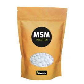 Produktansicht von Hanoju MSM 750 mg – 1000 Tabletten
