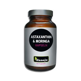 Produktansicht von Hanoju Astaxanthin + Moringa – 60 Kapseln