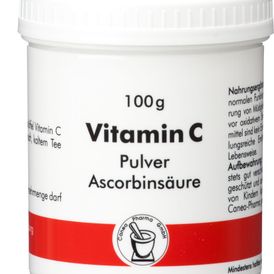 Produktansicht von CANEA Vitamin C Pulver – reine Ascorbinsäure, 100 g