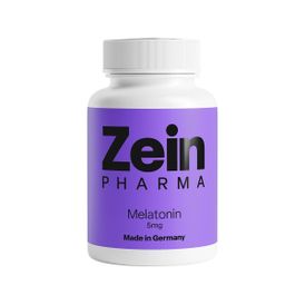 Produktansicht von ZeinPharma Melatonin 5 mg – 60 Kapseln