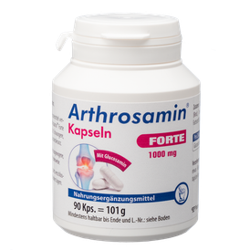 Produktansicht von Arthrosamin forte 1000 mg Glucosamin – 90 Kapseln