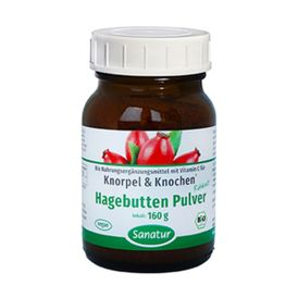 Produktansicht von Sanatur Bio-Hagebutten-Pulver – 160 g