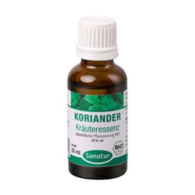 Produktansicht von Sanatur Koriander Bio-Kräuteressenz – 30 ml