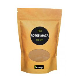 Produktansicht von Hanoju Bio-Maca rot Pulver – 250 g