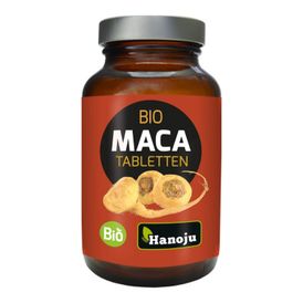 Produktansicht von Hanoju Rotes Bio Maca 500 mg – 180 Tabletten