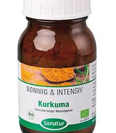 Produktansicht von Sanatur Bio-Kurkuma Wurzelpulver – 160 g