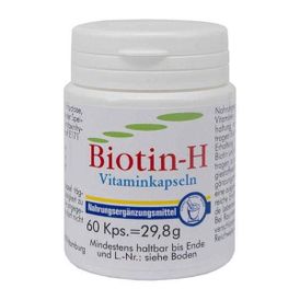 Produktansicht von Pharma Peter Biotin H Vitaminkapseln – 60 Kapseln