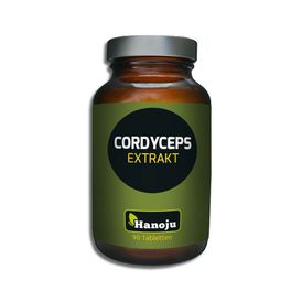 Produktansicht von Hanoju Cordyceps-Pilzextrakt 400 mg – 90 Tabletten