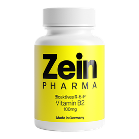 Produktansicht von ZeinPharma Vitamin B2 100 mg als R-5-P – 90 Kapseln