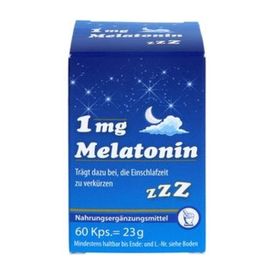 Produktansicht von Pharma Peter Melatonin 1 mg – 60 Kapseln