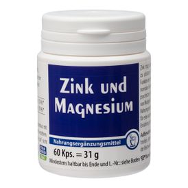 Produktansicht von Pharma Peter Zink und Magnesium – 60 Kapseln