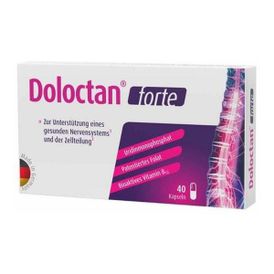 Produktansicht von Doloctan forte – 40 Kapseln