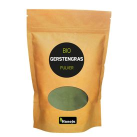 Produktansicht von Hanoju Bio Gerstengras Pulver 500 g