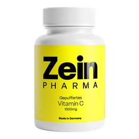 Produktansicht von ZeinPharma Vitamin C gepuffert – Calciumascorbat 1.000 mg – 120 Kapseln