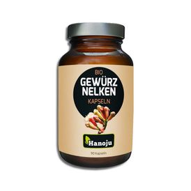 Produktansicht von Hanoju Bio-Gewürznelken 500 mg – 90 Kapseln