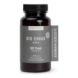 Produktansicht von Kasimir + Lieselotte Bio Chaga – 100 Kapseln
