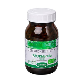 Produktansicht von Sanatur BioChlorella Naturland ca. 500 Tabletten, 200 g