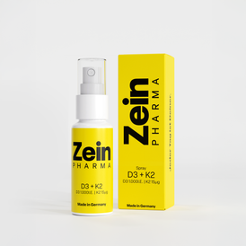 Produktansicht von ZeinPharma Vitamin D3 1.000 I.E. + K2 15 µg Spray – 25 ml