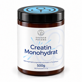 Produktansicht von Shanab Pharma CreaWin® Kreatin Monohydrat 500 g – vegan & rein