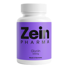 Produktansicht von ZeinPharma Glycin 500 mg – 120 Kapseln
