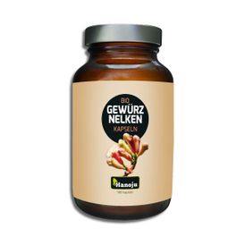 Produktansicht von Hanoju Bio Gewürznelken 500 mg – 180 Kapseln
