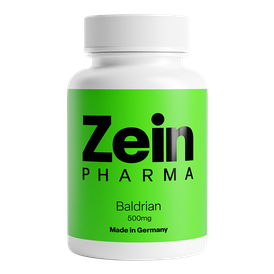Produktansicht von ZeinPharma Baldrian-Wurzel-Extrakt 500 mg – 90 Kapseln