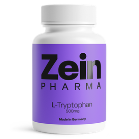Produktansicht von ZeinPharma L-Tryptophan 500 mg – 180 vegane Kapseln
