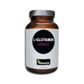 Produktansicht von Hanoju L-Glutamin 500 mg – 90 Kapseln