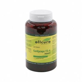Produktansicht von allcura Cordyceps CS-4 Extrakt 500 mg – 120 Kapseln