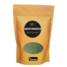 Produktansicht von GERSTENGRASSAFT BIO PLV HAN PLV 500 G