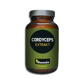 Produktansicht von Hanoju Cordyceps-Pilzextrakt 400 mg – 90 Kapseln