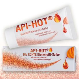 Produktansicht von Schloßwald-Bienengut API-HOT wärmende Bienengift-Massagesalbe – 50 ml