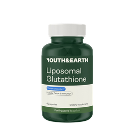 Produktansicht von Youth & Earth Liposomales Glutathion 150 mg pro Kapsel – 60 Kapseln