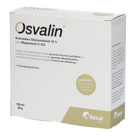 Produktansicht von Pharma Peter Osvalin Silizium + Magnesium – 100 ml + 80 g
