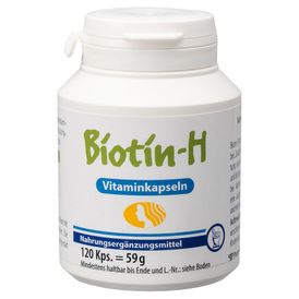 Produktansicht von Pharma Peter Biotin H + Vitamin B2 & B6 – 120 Kapseln