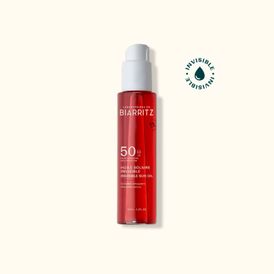 Produktansicht von Laboratoires de Biarritz Sonnenöl LSF 50 – unsichtbares Satin-Finish, 125 ml