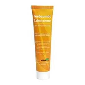 Produktansicht von allcura Teebaumöl Zahncreme – 75 ml
