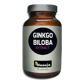 Produktansicht von Hanoju Ginkgo-biloba-Extrakt 90 mg – 90 Kapseln
